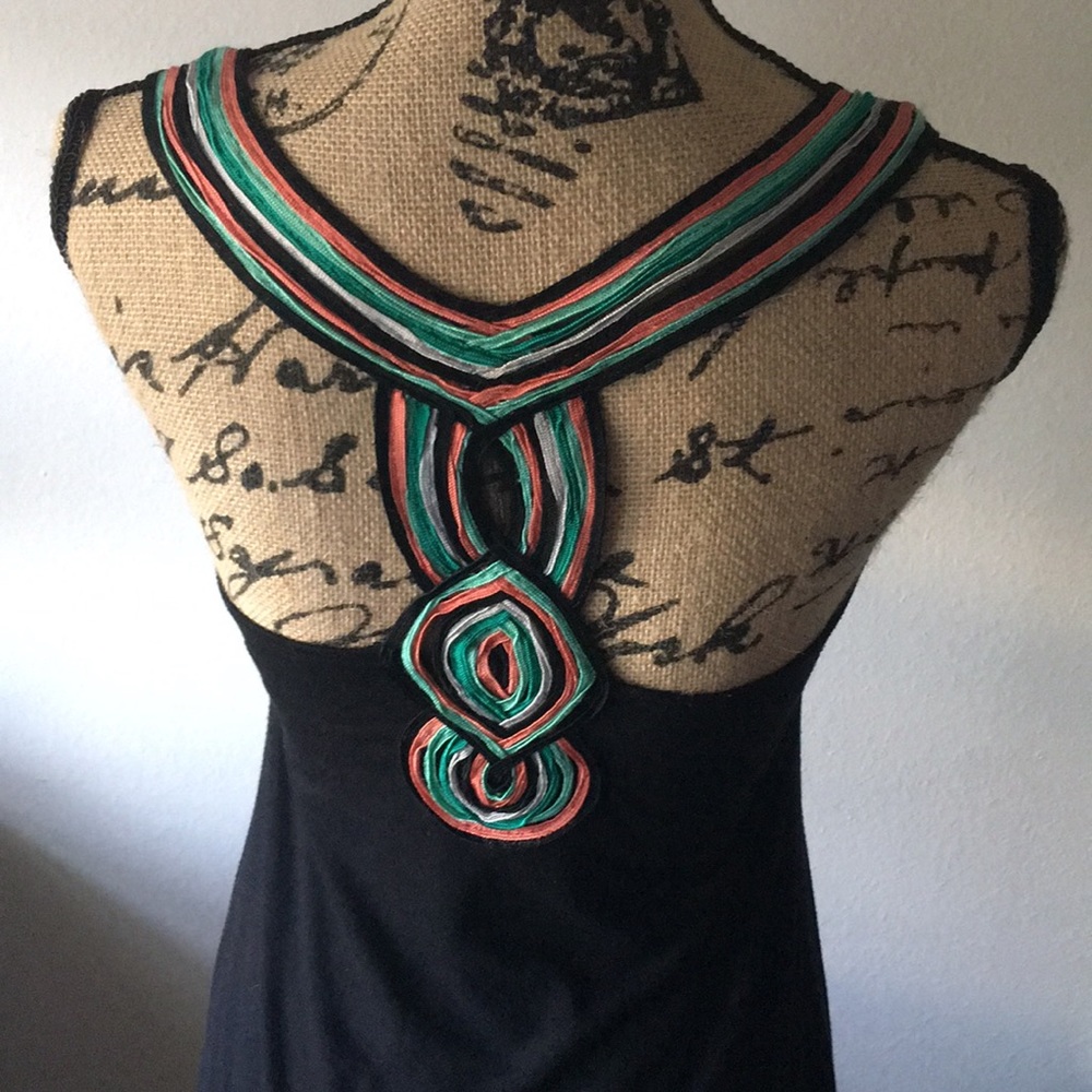 Urban Outfitters XS racerback black tank preloved